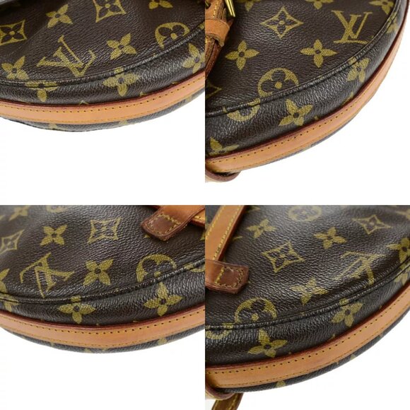 LOUIS VUITTONI Chantilly MM Shoulder Bag Monogram Leather Brown - Picture 8 of 14